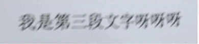 Second blurred Chinese text sample from the team slide